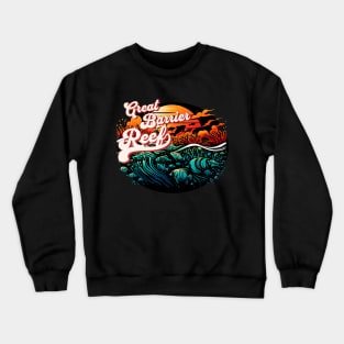 Great Barrier Reef Design Crewneck Sweatshirt